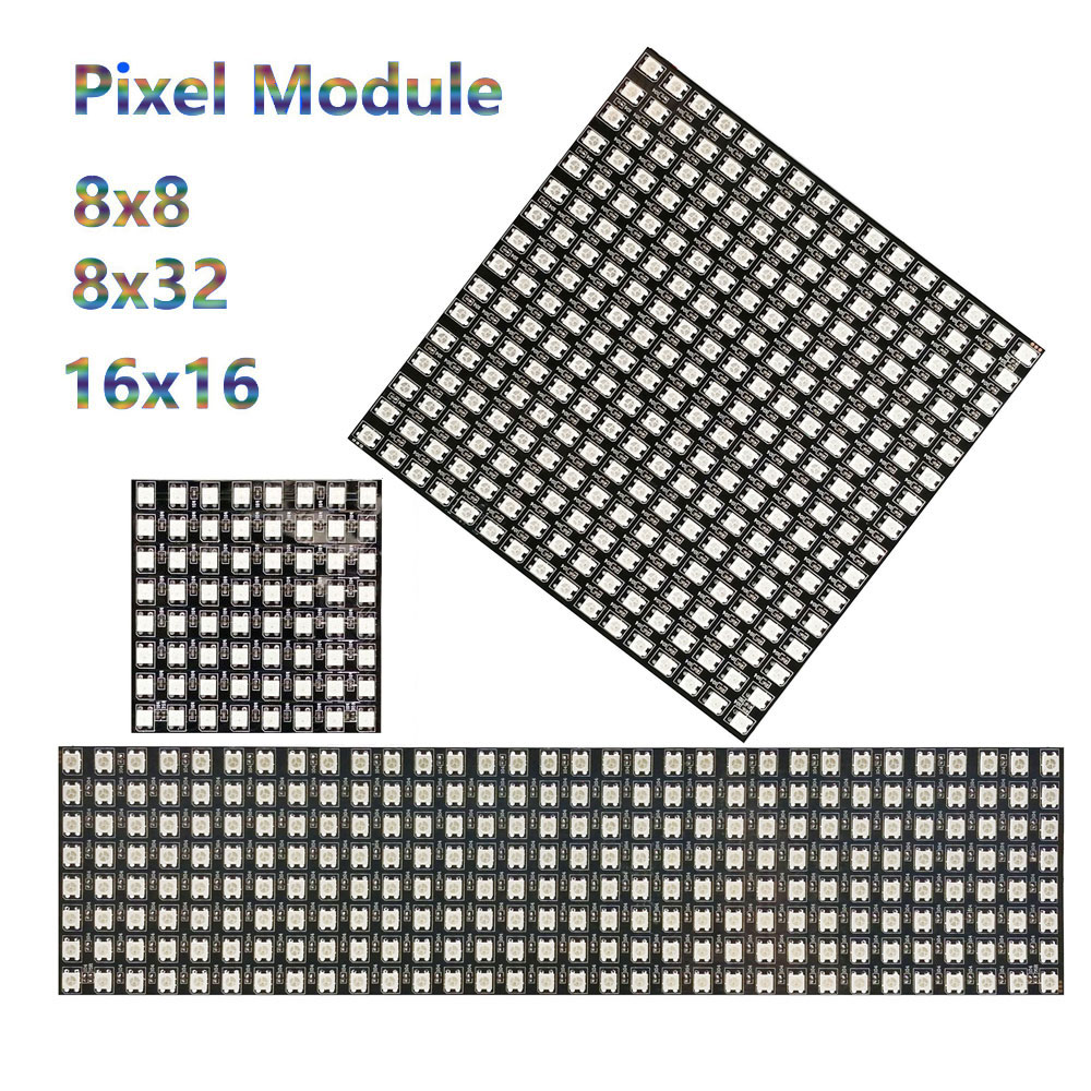 Rgb Led Matrix 8X8 - DC5V WS2812B 8*8 16*16 8*32 Flexibel