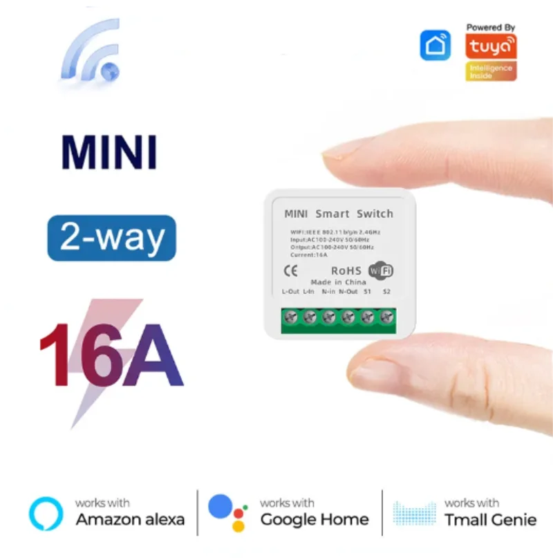 Home Automation Technology - Tuya Mini 16A WiFi Switch Smart