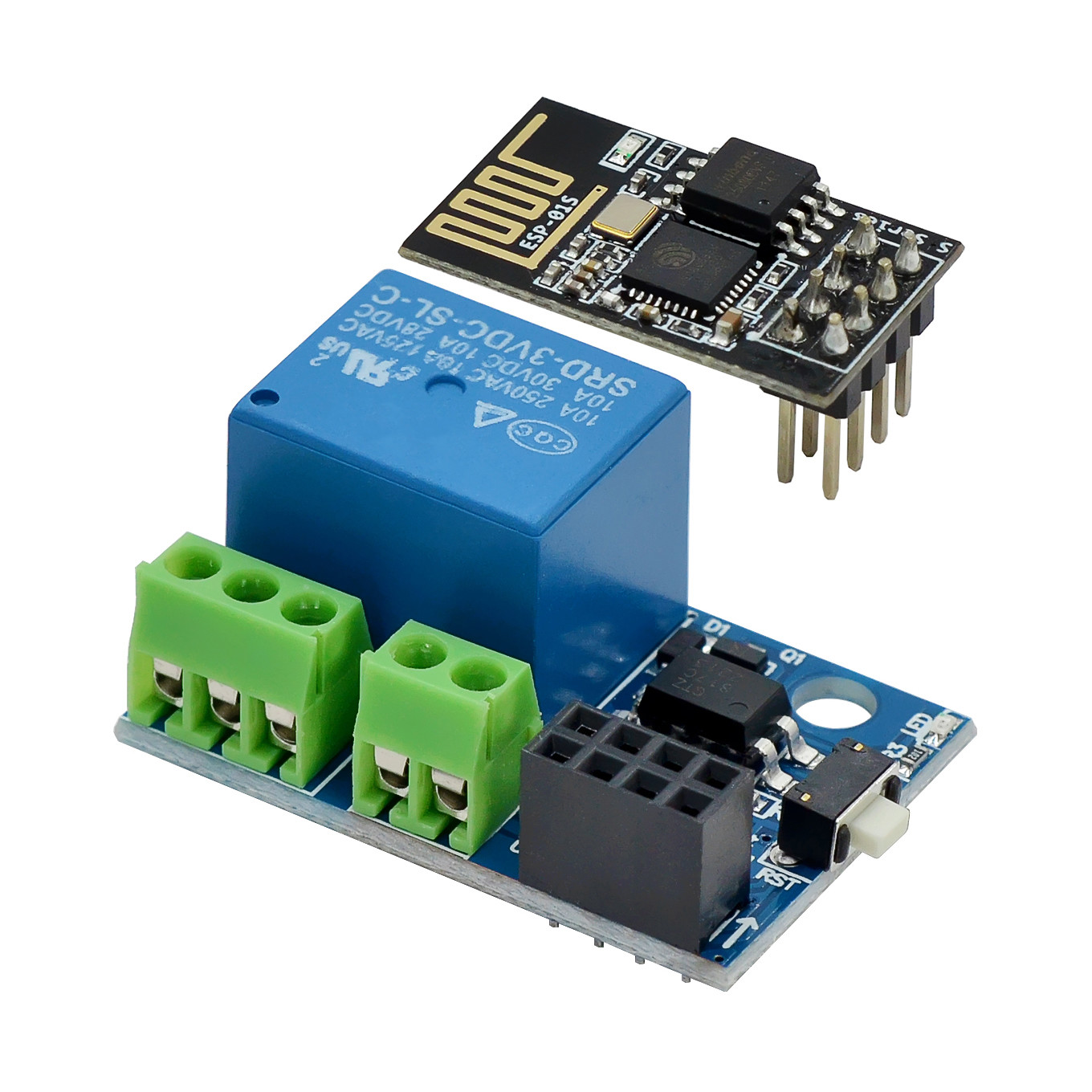 Home Automation Diy Kit - ESP-01S WiFi Relaismodule 5V 10A Smart