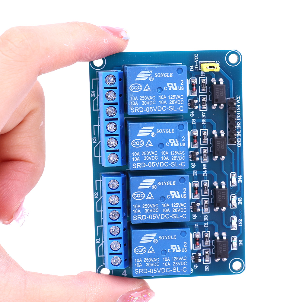 5V 12V 4 Kanaals Relaisbord me - Home Automation Arduino recensie en prijs
