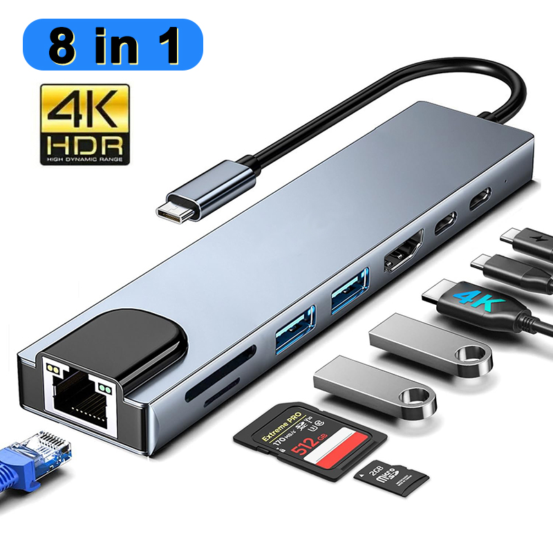 8-in-1 USB Type C-hub voor Mac - Home Assistant Sd recensie en prijs
