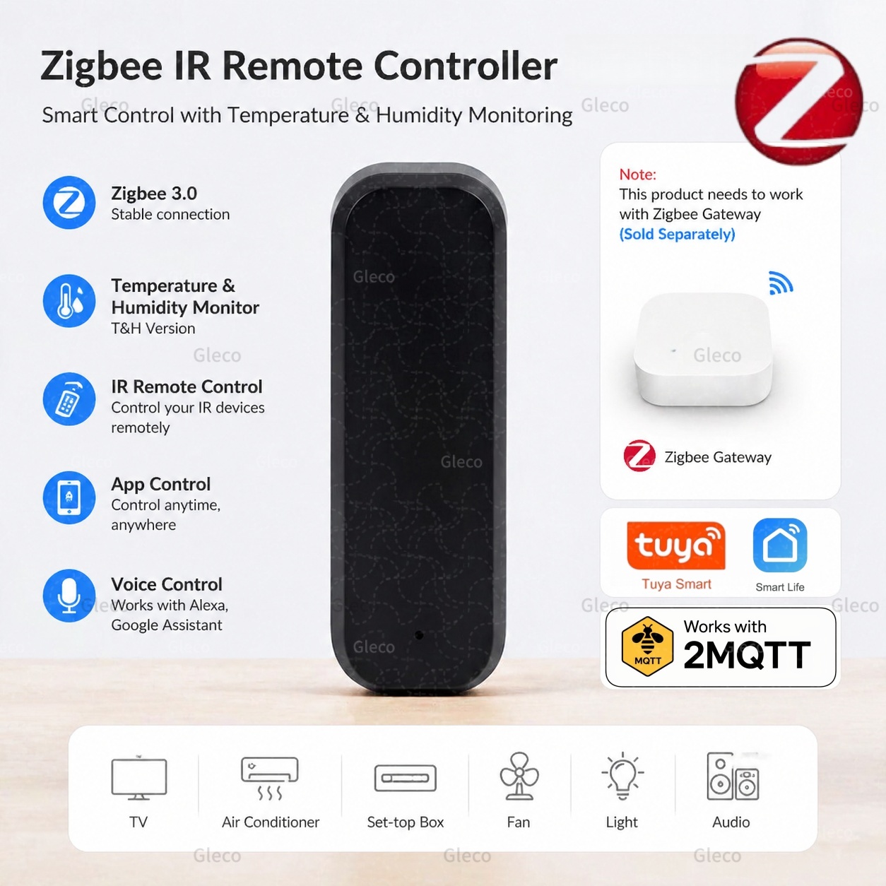 Zigbee Smart IR-afstandsbedien - Ir Blaster Universal recensie en prijs