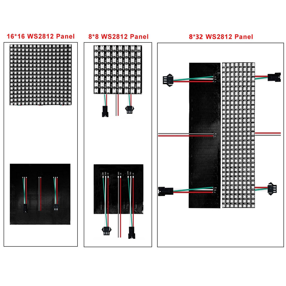 DC5V WS2812B 8*8 16*16 8*32 Fl - Rgb Led Matrix 8X8 recensie en prijs