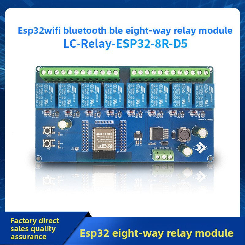 DC5-30V ESP32 ontwikkelbord, 8 - Relay 8 Channel Board recensie en prijs