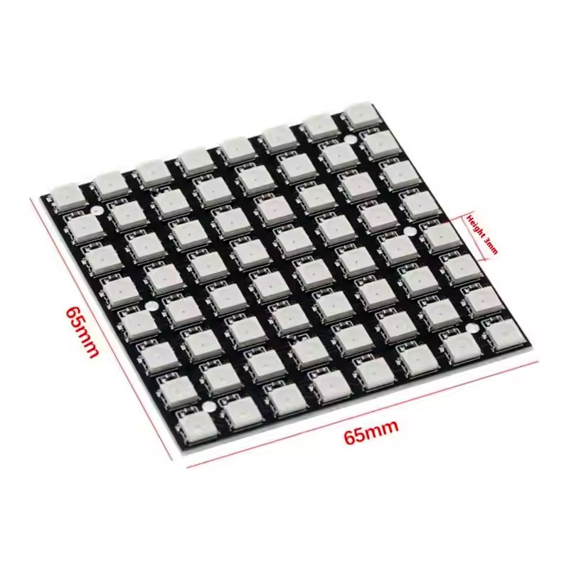 WS2812 LED 5050 RGB 8x8 64-bit - Rgb Led Matrix 8X8 recensie en prijs