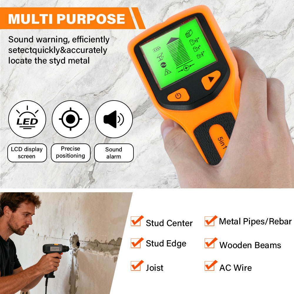 Handheld 5-in-1 digitale wandd - Water Leak Detector Wired recensie en prijs