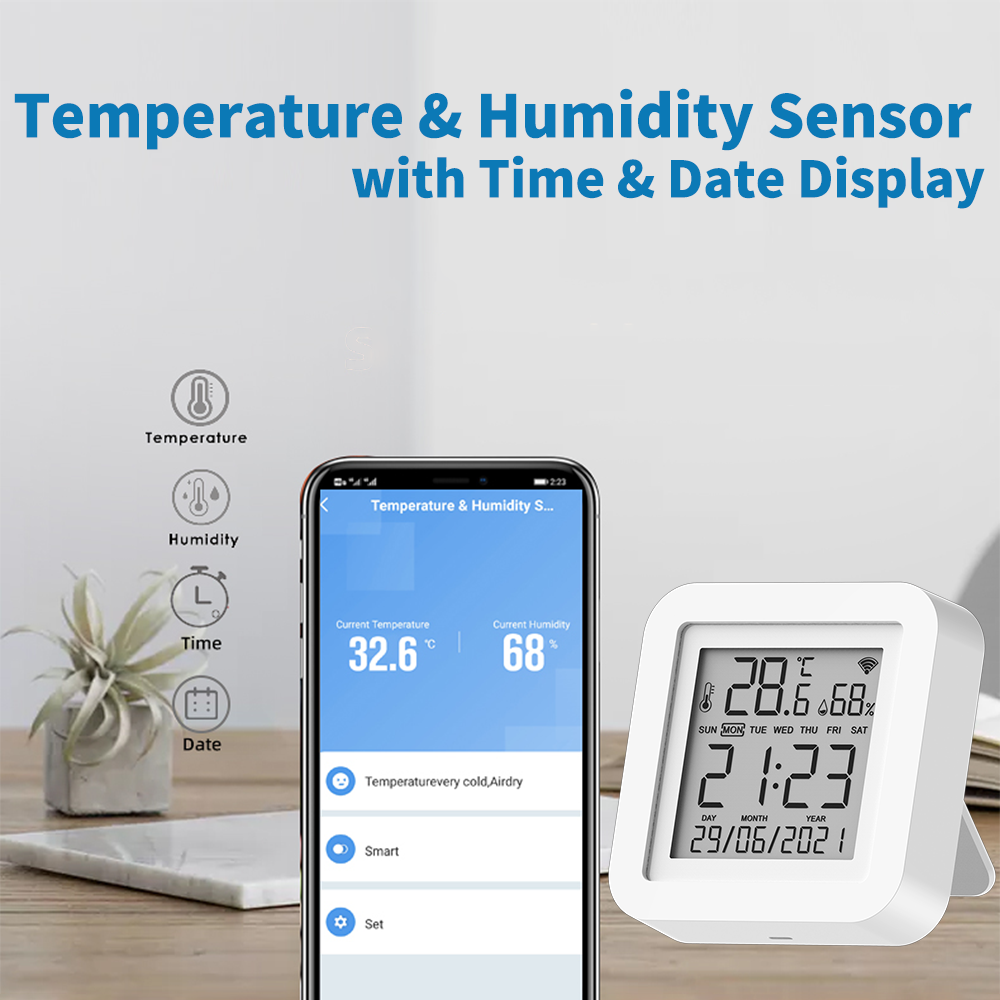 Tuya WIFI temperatuur- en voch - Home Automation Technology recensie en prijs