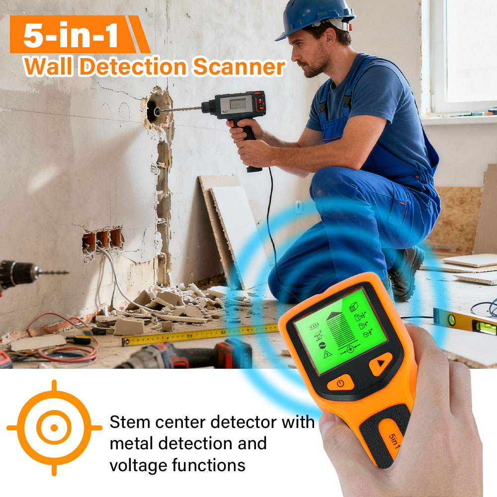 Wanddetector 5-in-1 draagbare  - Water Leak Detector Wired recensie en prijs