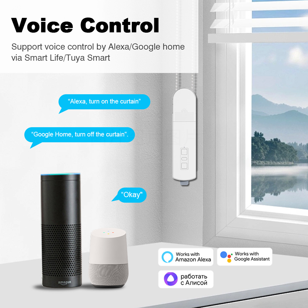 Werk met Tuya Zigbee Smart Cur - Home Automation Diy recensie en prijs