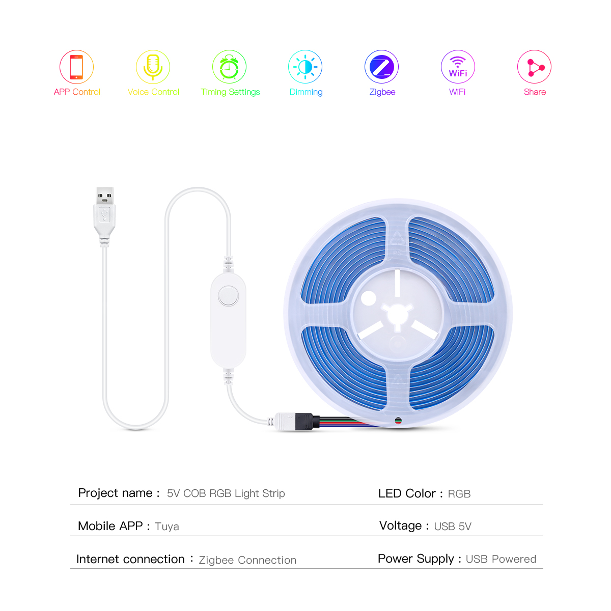 Zigbee LED strip slimme Tuya C - Zigbee Coordinator Stick recensie en prijs