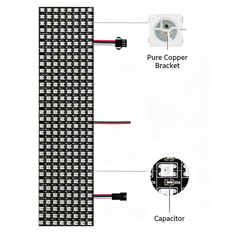 WS2812B Smart Pixel Module Mat - Rgb Led Matrix 8X8 recensie en prijs