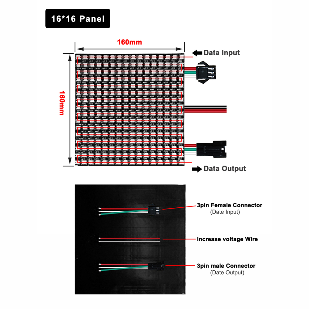 DC5V WS2812B 5050 RGB SMD Flex - Rgb Led Matrix 8X8 recensie en prijs
