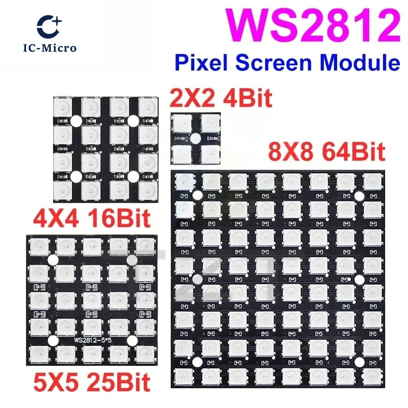 NIEUWE WS2812 LED 5050 RGB 8x8 - Rgb Led Matrix 8X8 recensie en prijs