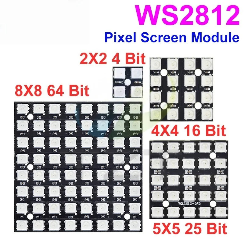 NIEUWE WS2812 LED 5050 RGB 8x8 - Rgb Led Matrix 8X8 recensie en prijs