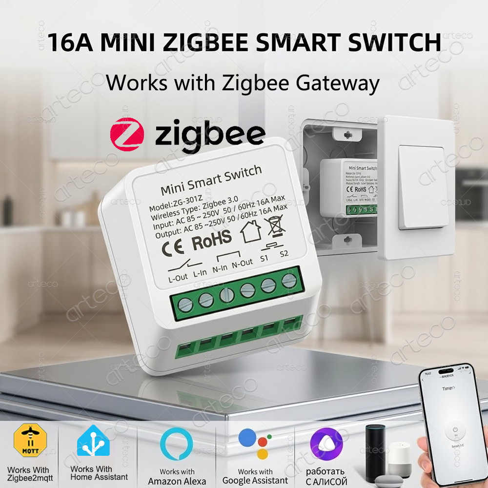 Mini Zigbee 3.0 Smart Switch 1 - Diy Home Automation Hub recensie en prijs